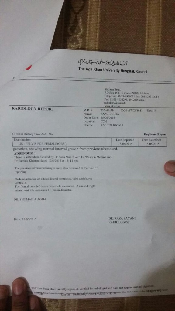 Hydrocephalus Medical Report 2