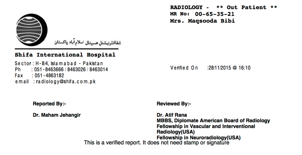 Liver Tumor Report After Treatment 2